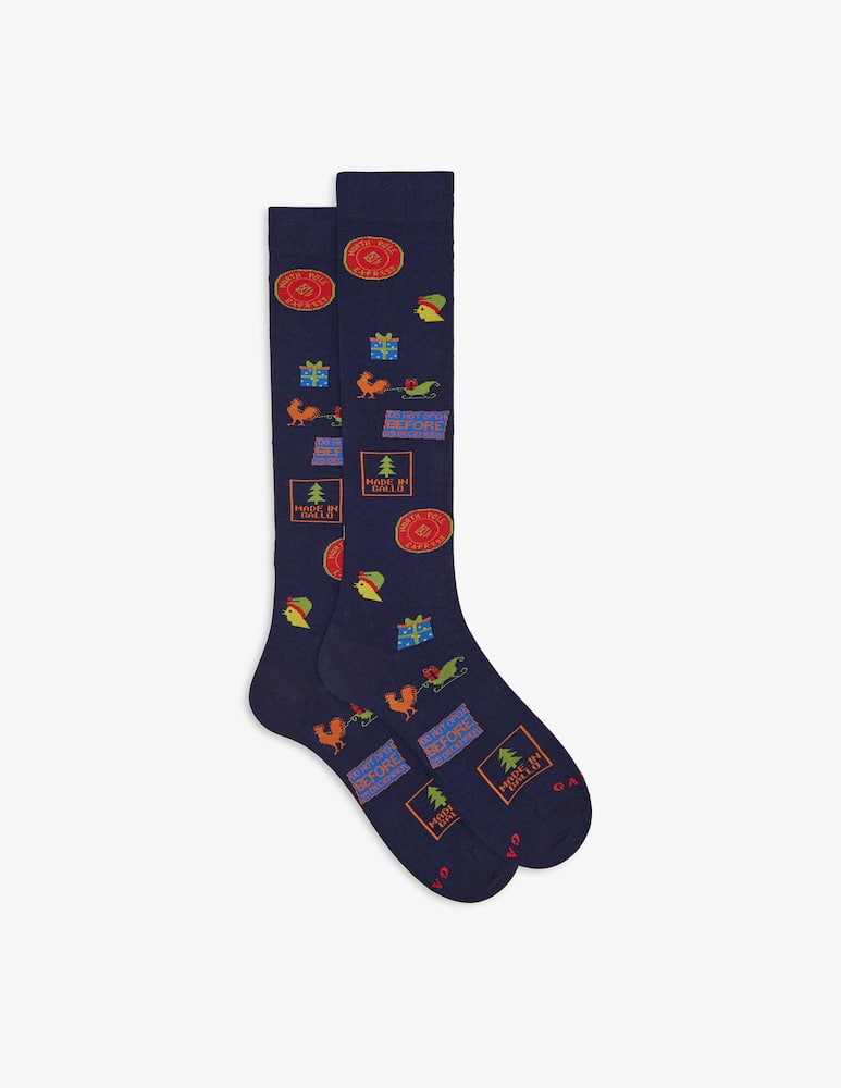 rinascente Gallo Patterned long socks