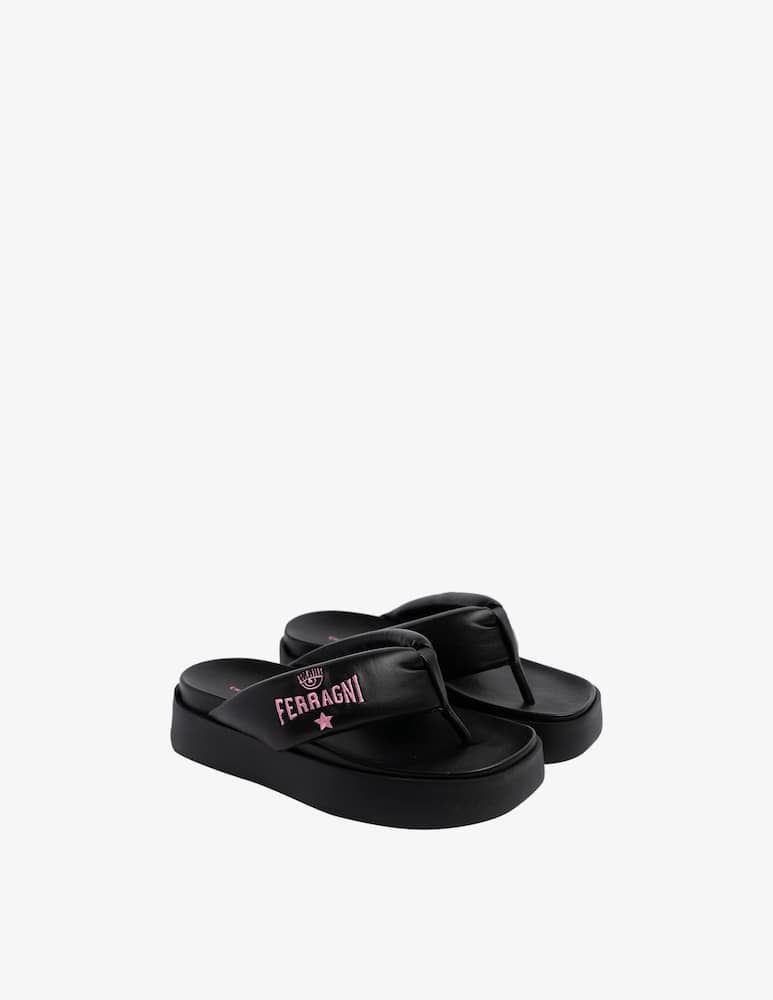 rinascente Chiara Ferragni Flip flop with wedge sandals