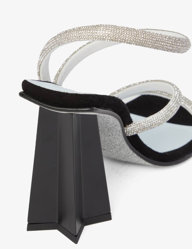 rinascente Chiara Ferragni Stella braided rhinestone sandals