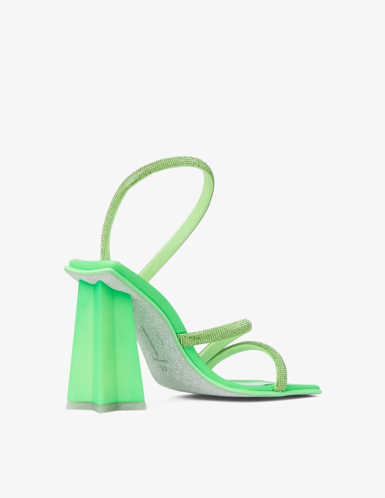 rinascente Chiara Ferragni Stella braided rhinestone sandals