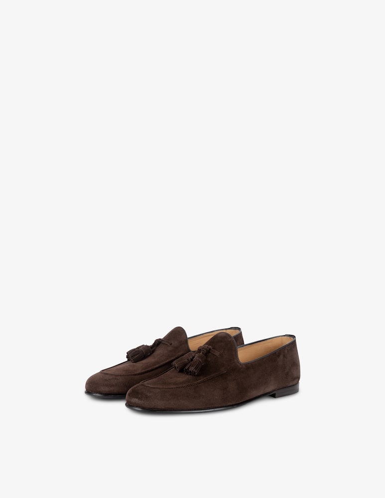 rinascente Barrett Suede loafers with tassels 