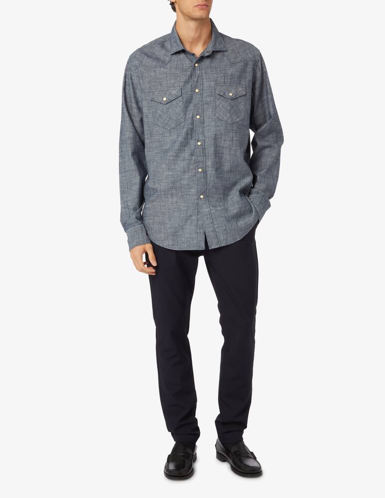 rinascente Eleventy Denim shirt - Grey
