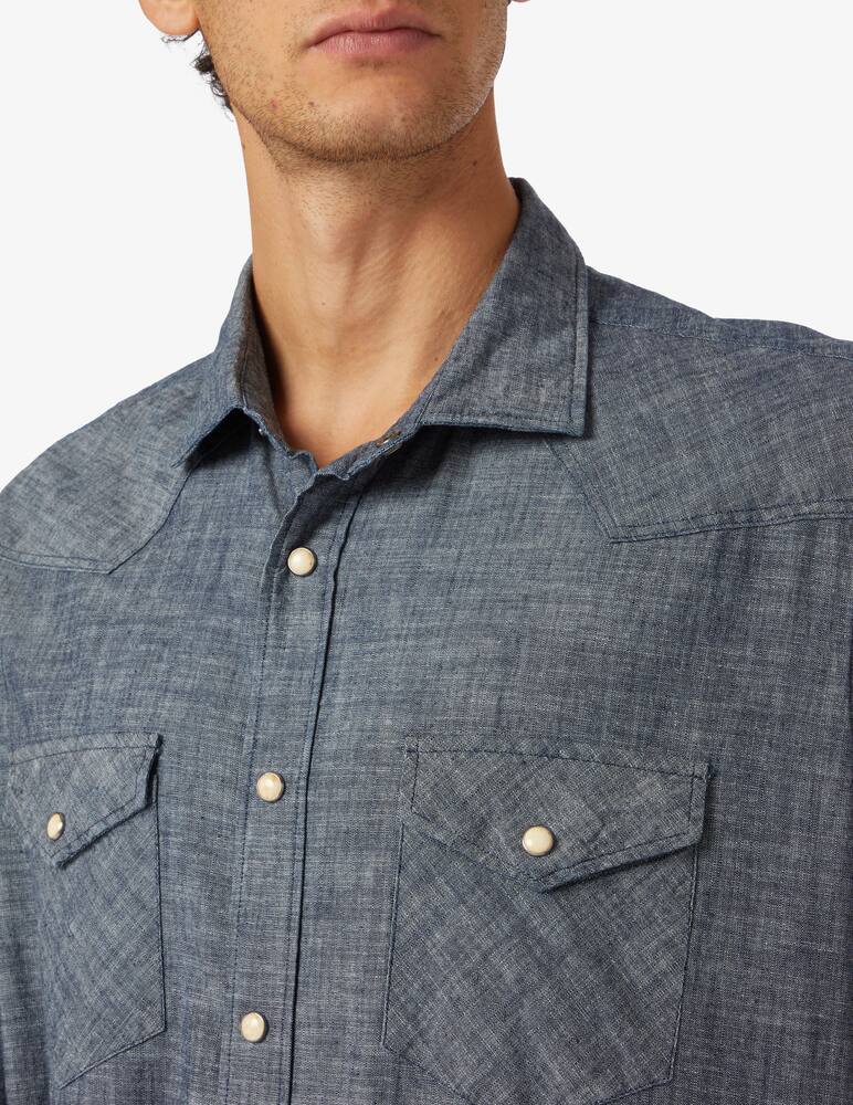 rinascente Eleventy Denim shirt - Grey