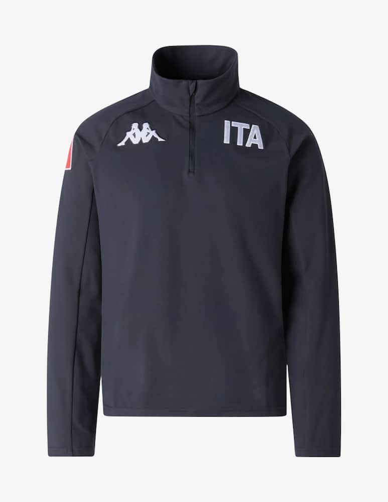 Kappa Sci Felpa mezza zip microfibra ITA - immagine 1 Kappa Sci Felpa mezza zip microfibra ITA - immagine 1