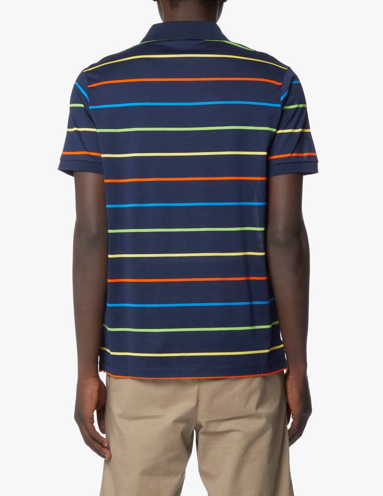 rinascente Paul & Shark Polo mc jersey righe con taschino - multicolor