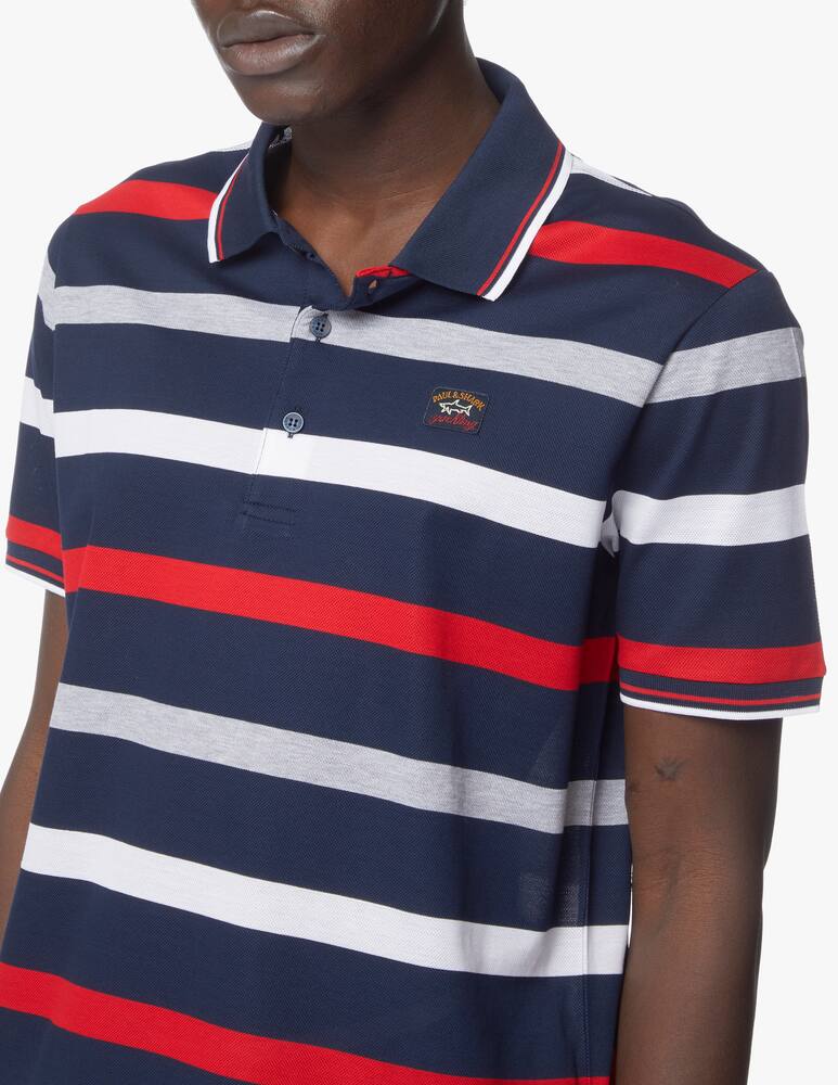 rinascente Paul & Shark Polo mc piquet a righe - multicolor