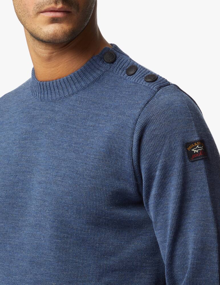 rinascente Paul & Shark Always collection wool roundneck