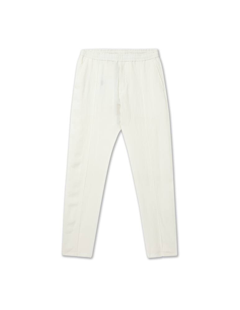 rinascente Emporio Armani Linen delave coulisse jogger pant - white