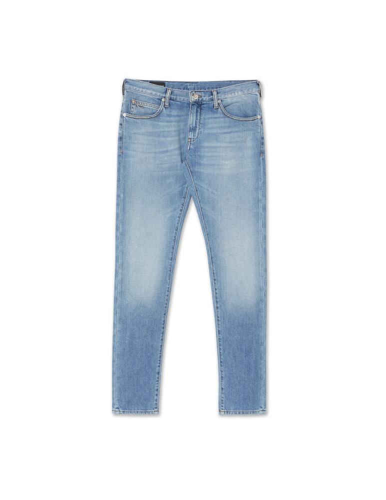 rinascente Emporio Armani Extra slim bleach jeans - blue