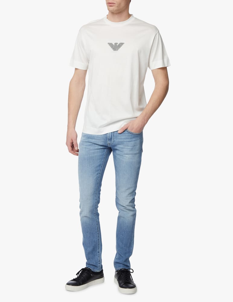 Emporio Armani Extra slim bleach jeans - blue - picture 1 Emporio Armani Extra slim bleach jeans - blue - picture 1