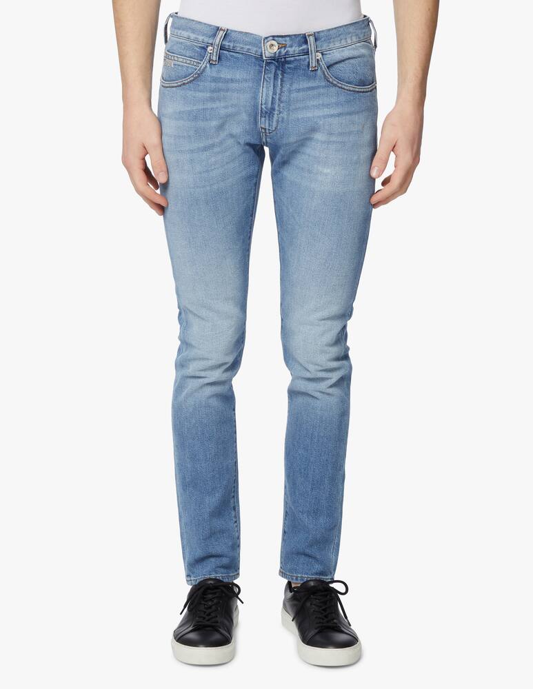 Emporio Armani Extra slim bleach jeans - blue - picture 2 Emporio Armani Extra slim bleach jeans - blue - picture 2