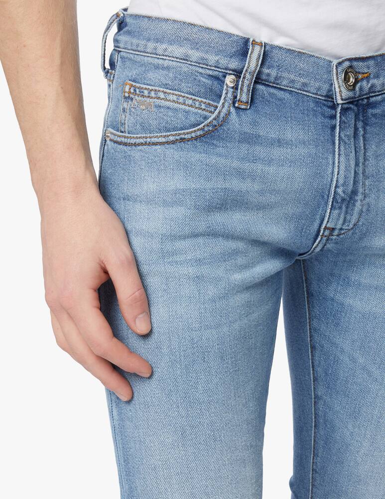Emporio Armani Extra slim bleach jeans - blue - picture 4 Emporio Armani Extra slim bleach jeans - blue - picture 4