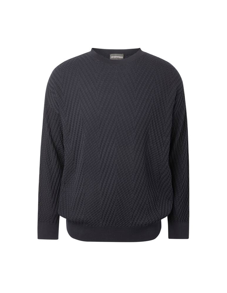 rinascente Emporio Armani Cotton sweater - blue