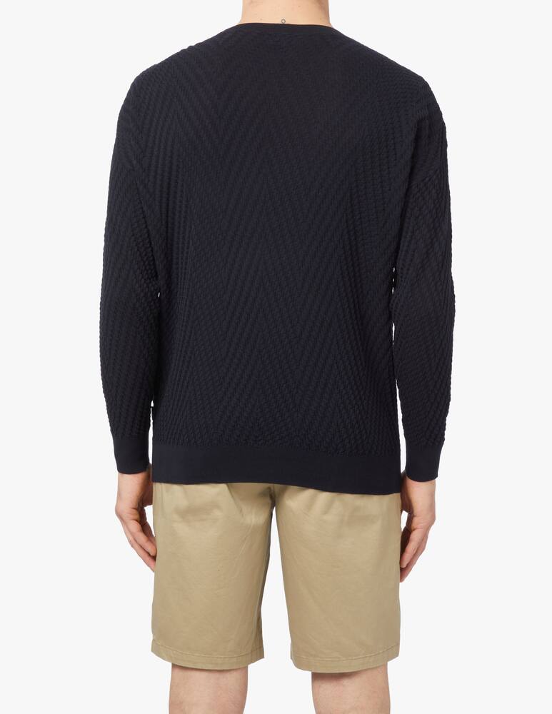 rinascente Emporio Armani Cotton sweater - blue