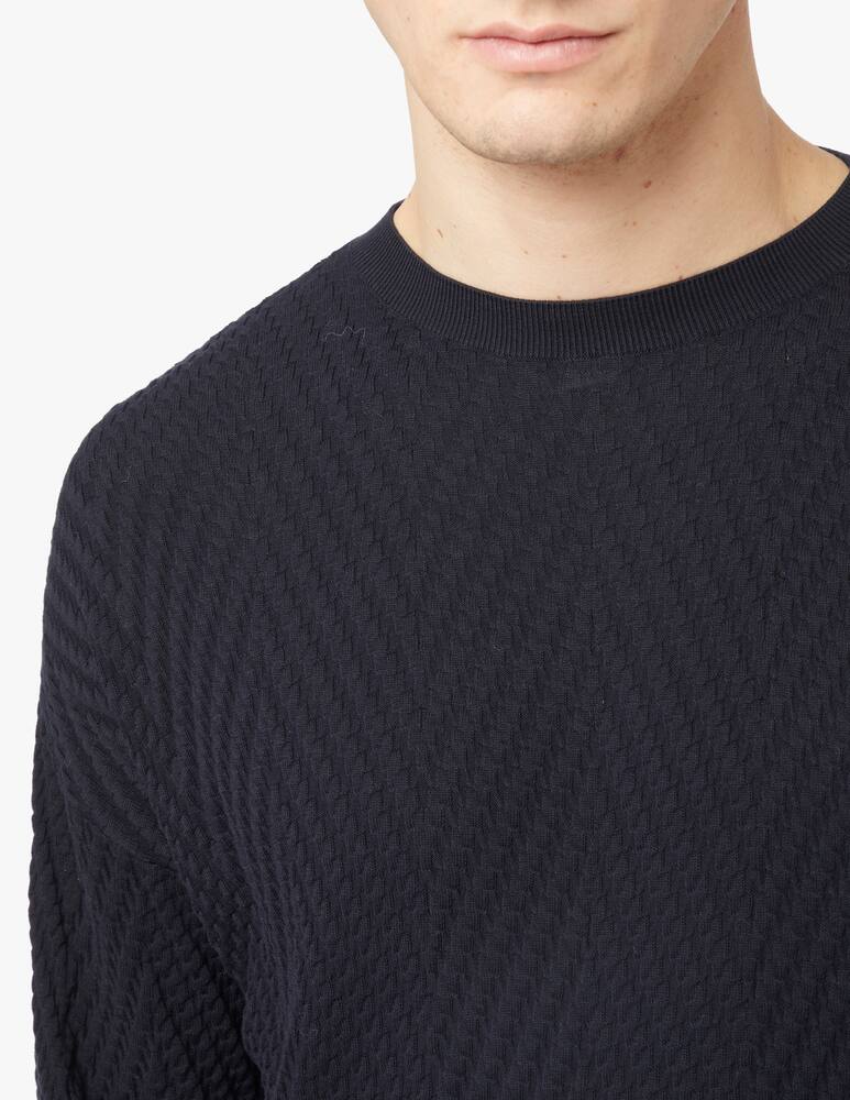 rinascente Emporio Armani Cotton sweater - blue