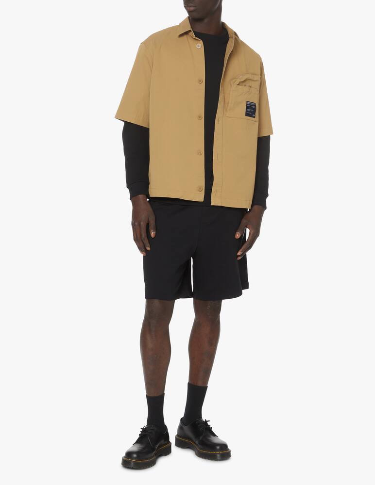 rinascente Armani Exchange Camicia manica corta utility - beige