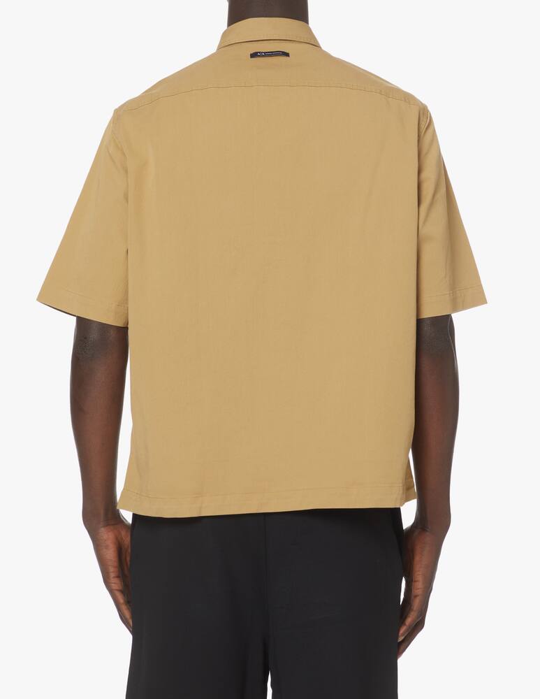rinascente Armani Exchange Camicia manica corta utility - beige