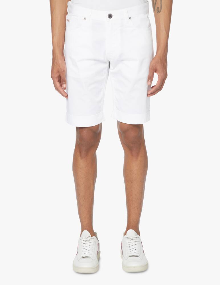 rinascente Emporio Armani Bermuda 5t gabardina brill - bianco