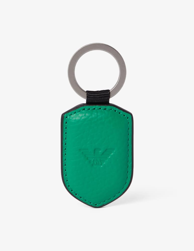 rinascente Emporio Armani Gift set of leather keychain - Green