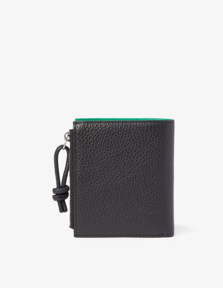 rinascente Emporio Armani Bottulated leather wallet - Black