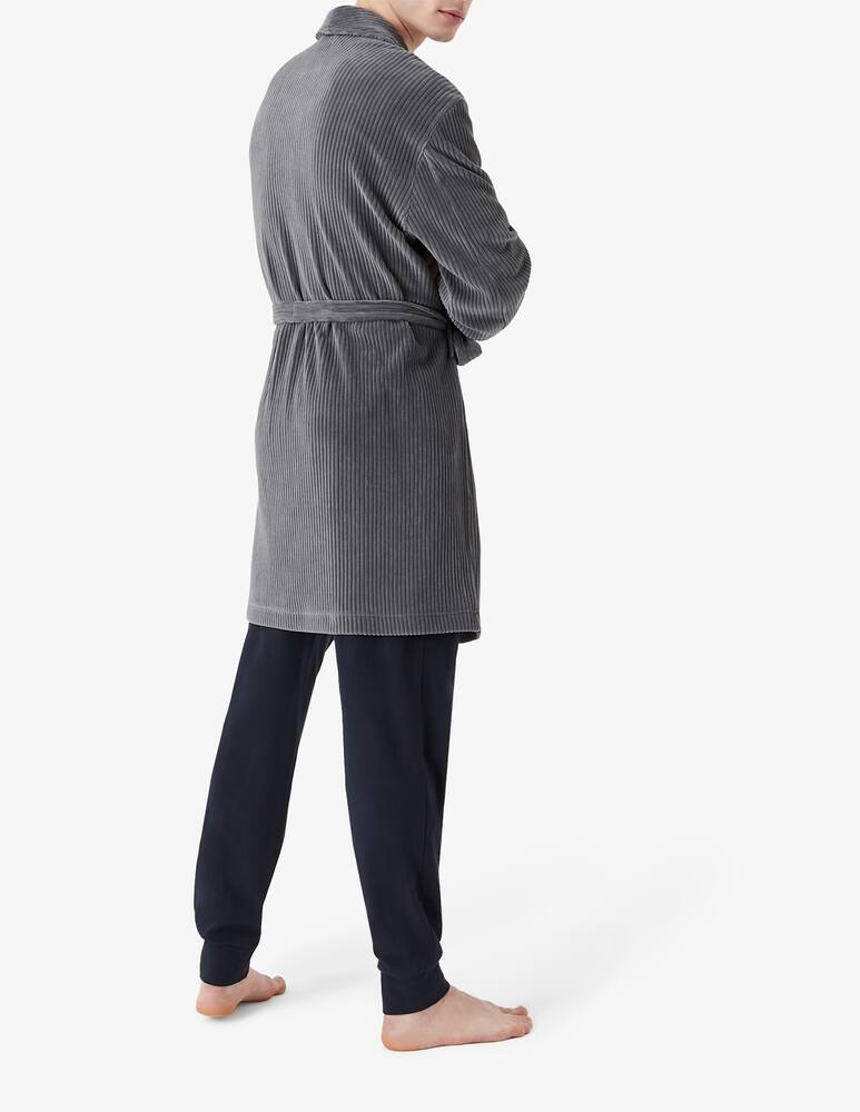 rinascente Emporio Armani Vestaglia in ciniglia - Grigio scuro