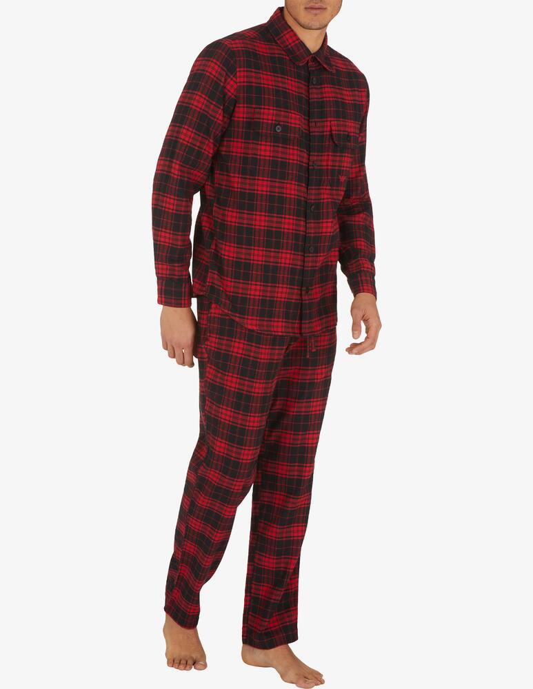 rinascente Emporio Armani Pigiama lungo in cotone - Multicolor