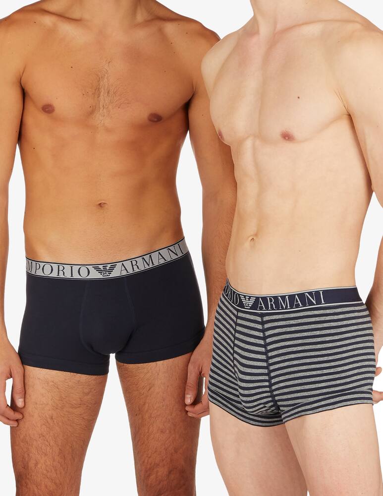 rinascente Emporio Armani Striped trunks - 2 pack