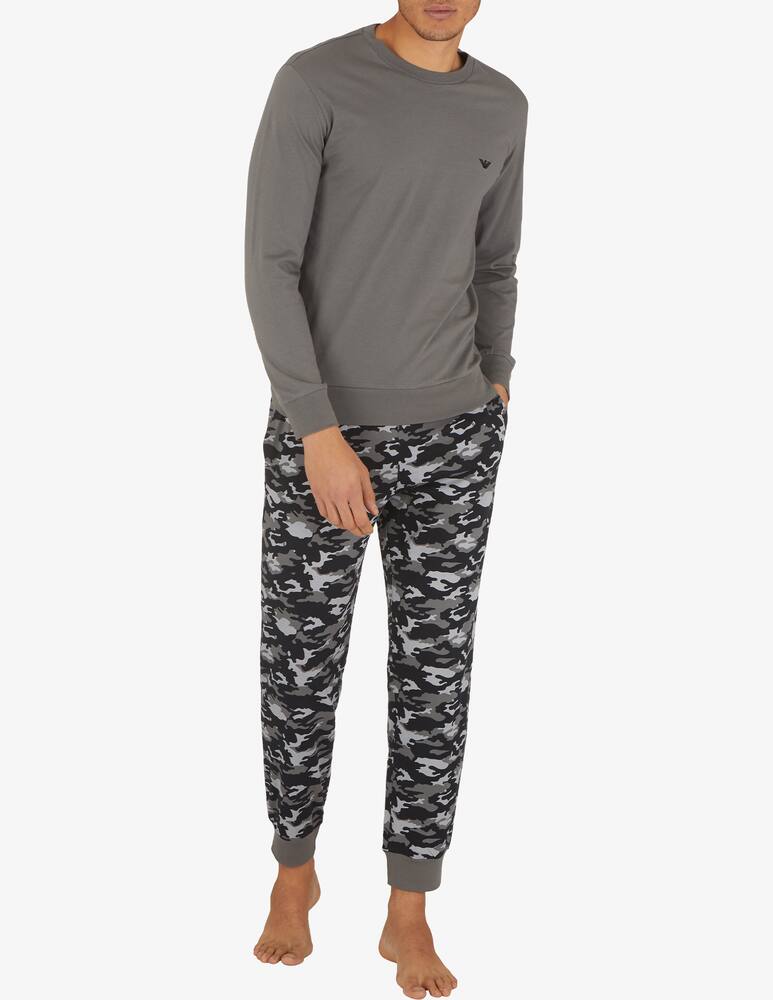 rinascente Emporio Armani Cotton pijama set - Black