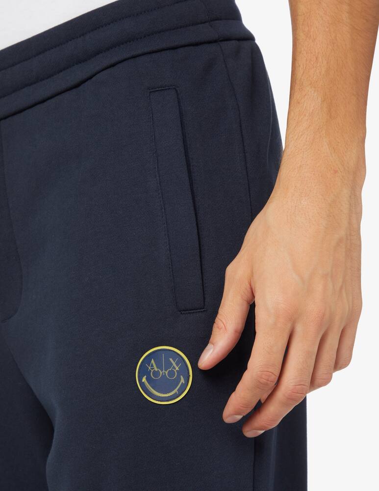 rinascente Armani Exchange Pantaloni in felpa smiley - Blu