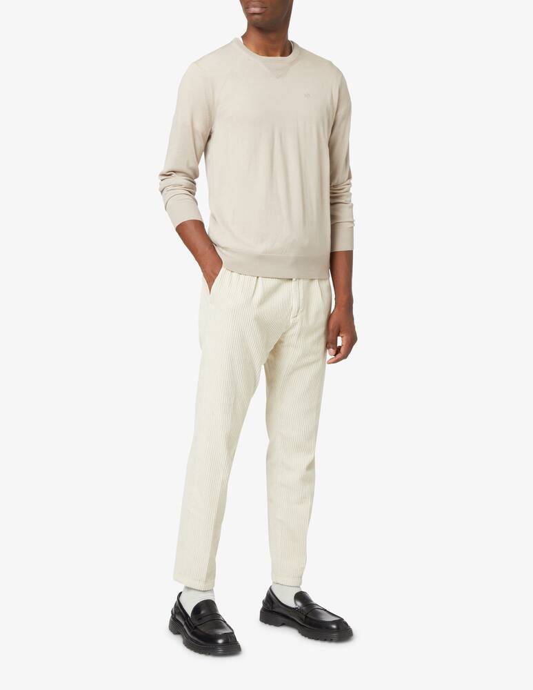 rinascente Armani Exchange Maglia girocollo in lana - Beige