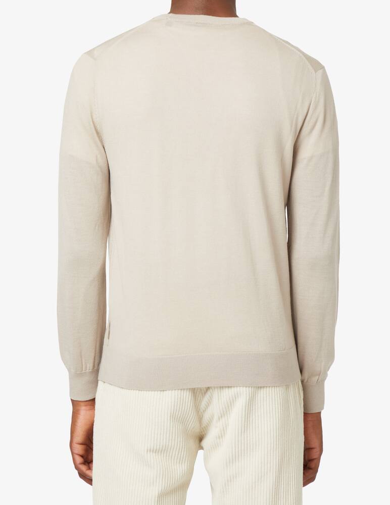 rinascente Armani Exchange Maglia girocollo in lana - Beige