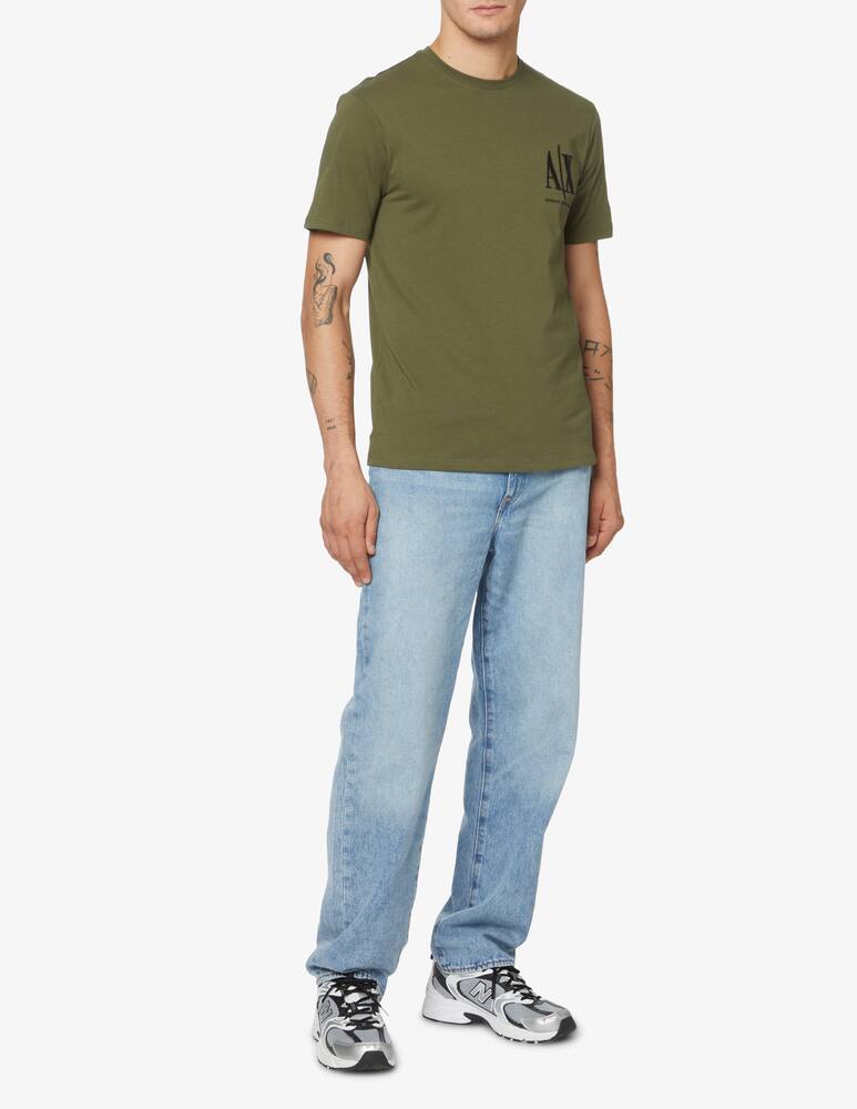 Armani Exchange Maglietta icon - verde militare - immagine 2 Armani Exchange Maglietta icon - verde militare - immagine 2