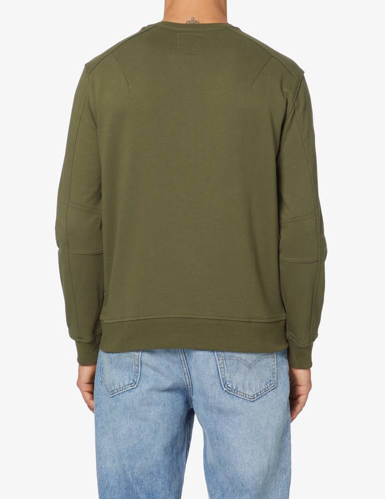 rinascente Armani Exchange Icon crewneck cotton sweatshirt - Olive