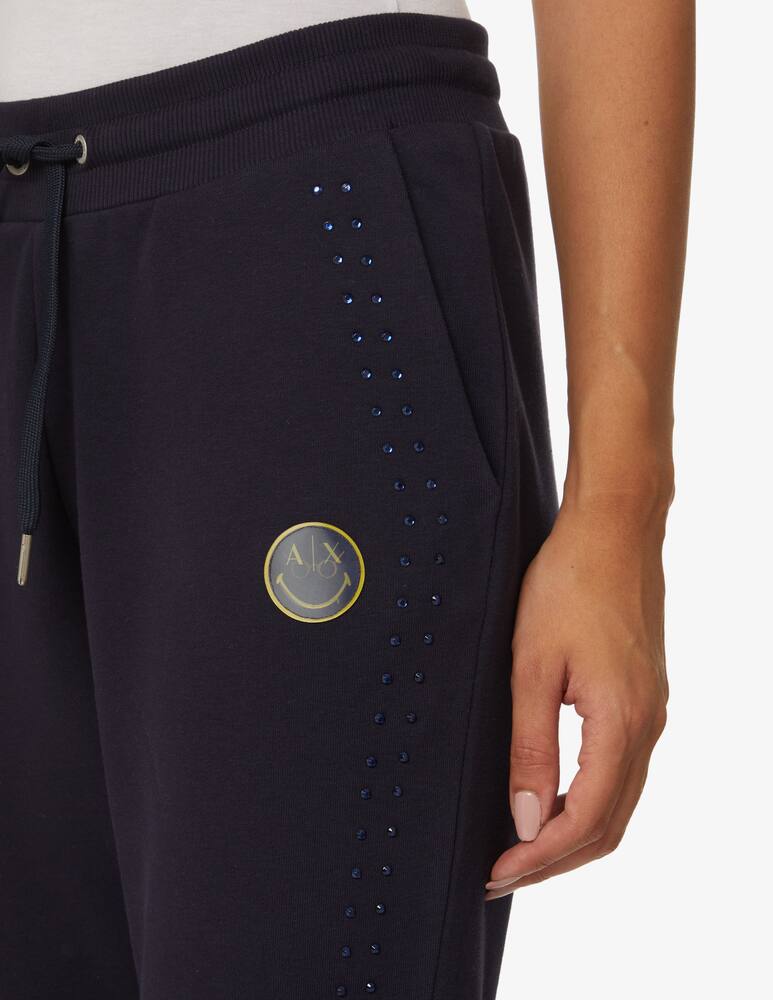 rinascente Armani Exchange Smile Capsule cotton sweatpants - Black