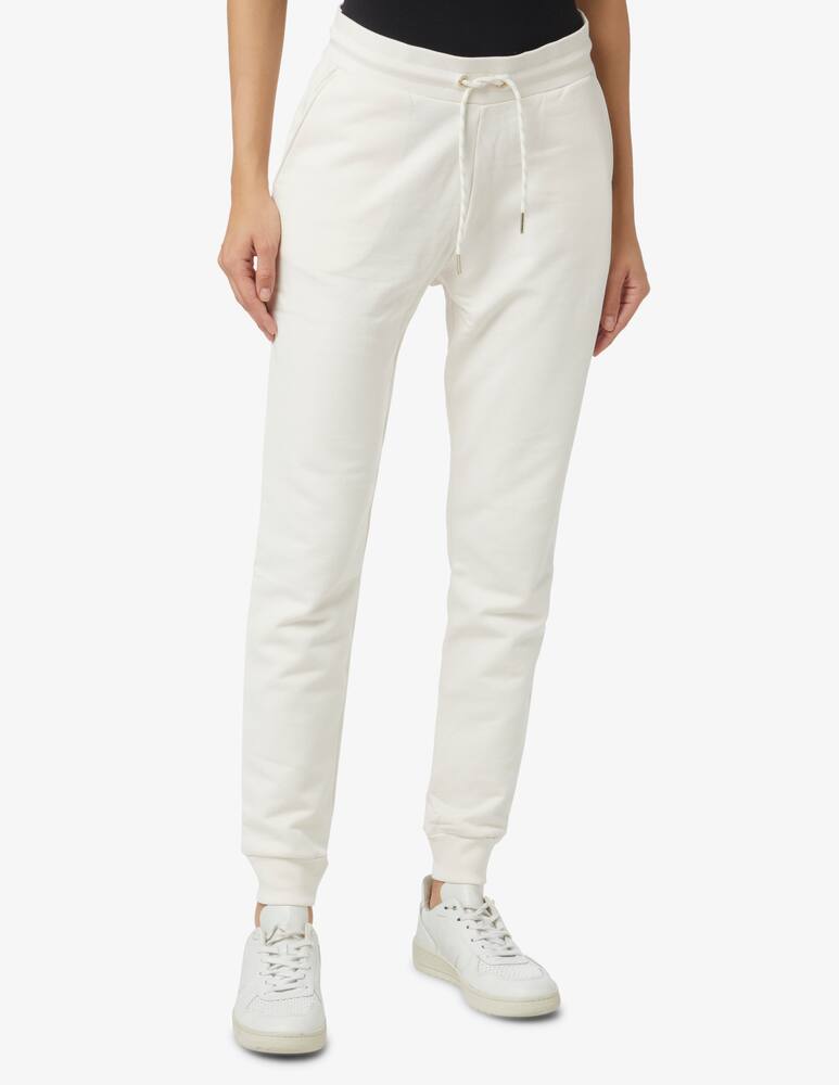 rinascente Armani Exchange Crossgender cotton trousers with logo - White