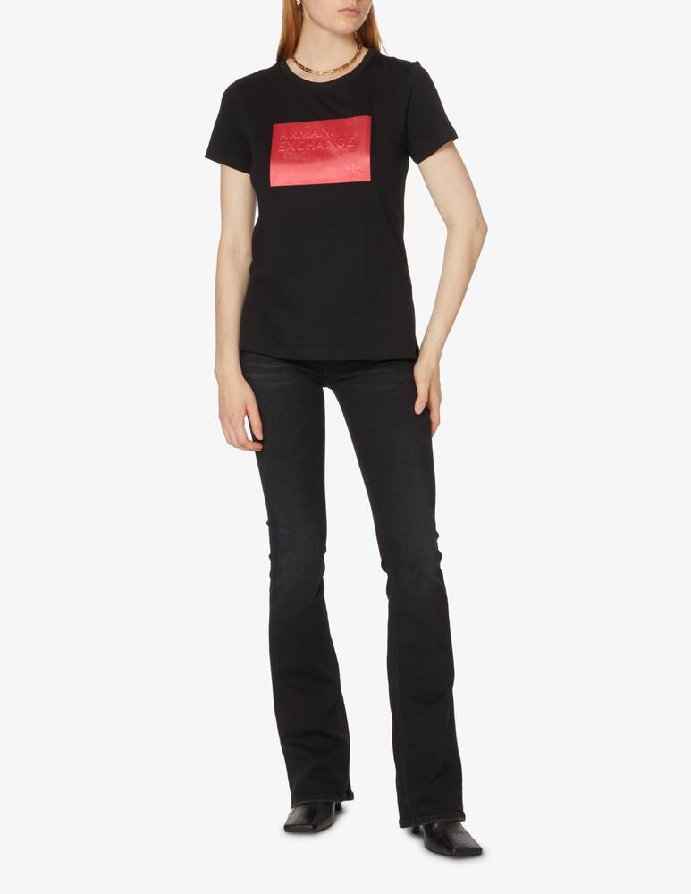 rinascente Armani Exchange Cotton logo t-shirt - Black