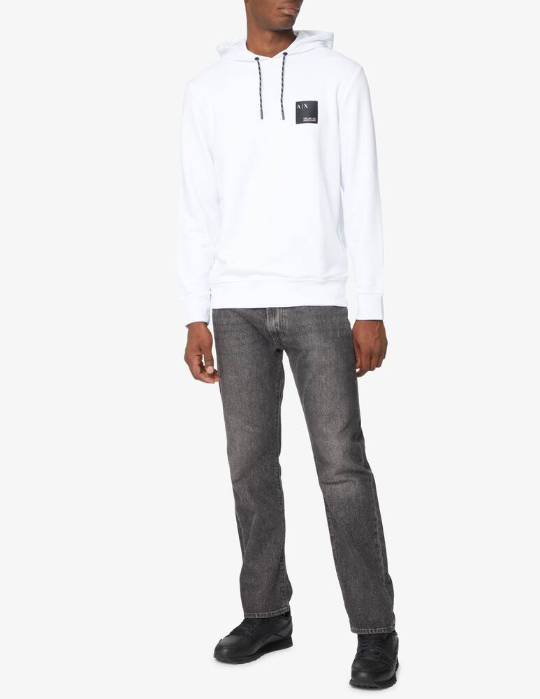 rinascente Armani Exchange Felpa con cappuccio - Bianco
