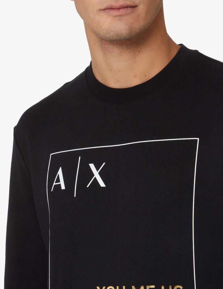 rinascente Armani Exchange Felpa girocollo - nero