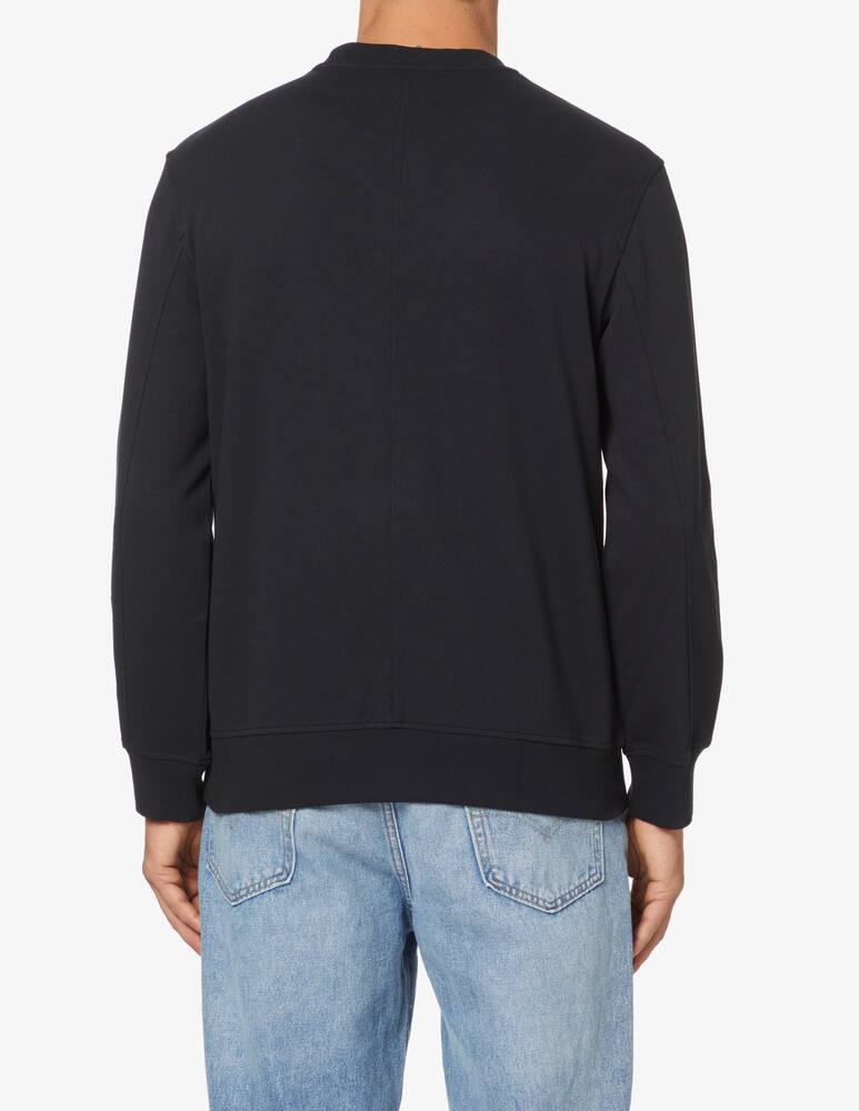 rinascente Armani Exchange Crewneck logo sweatshirt - Black