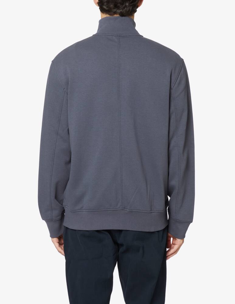 rinascente Armani Exchange Zipped logo sweatshirt - Blue