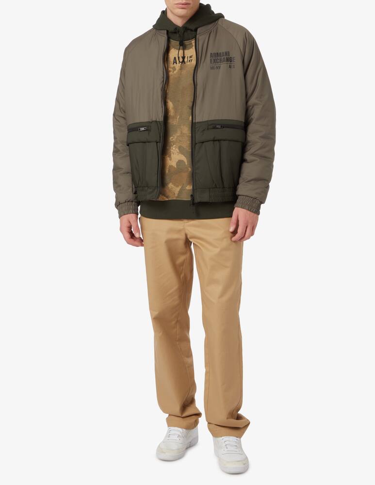 rinascente Armani Exchange Hoodie - camo green