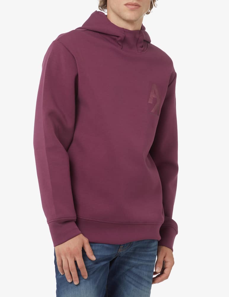 Armani Exchange Felpa con cappuccio ax metal - Rosso - immagine 1 Armani Exchange Felpa con cappuccio ax metal - Rosso - immagine 1