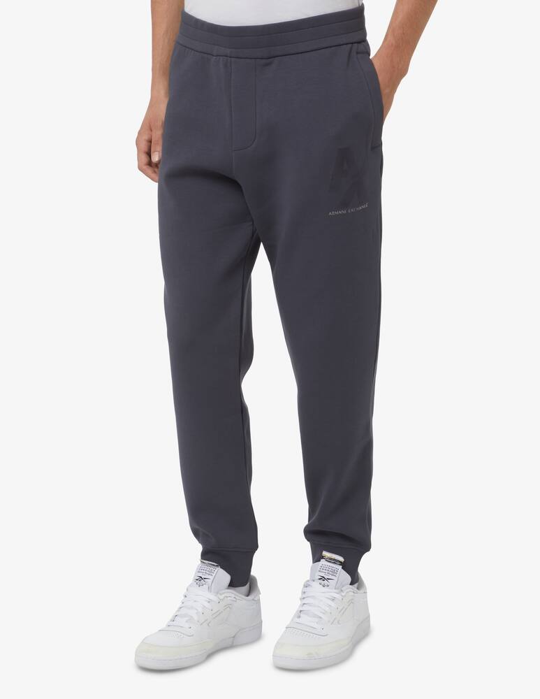 rinascente Armani Exchange Ax logo sweatpants - Blue