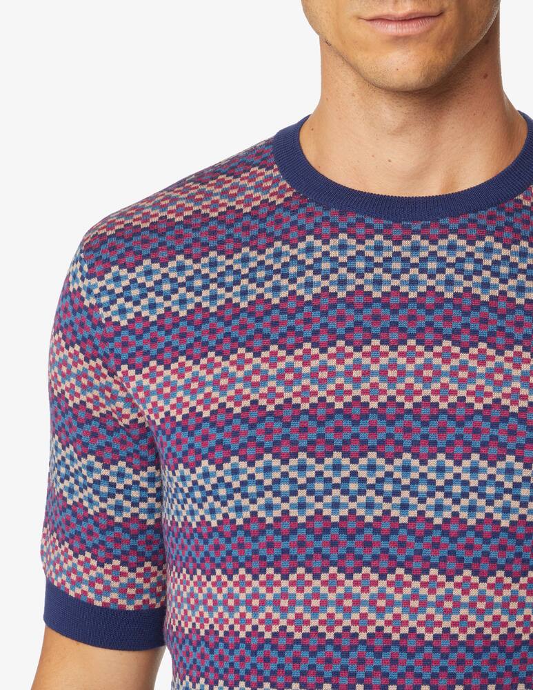 rinascente Emporio Armani Crewneck striped jumper - Blue