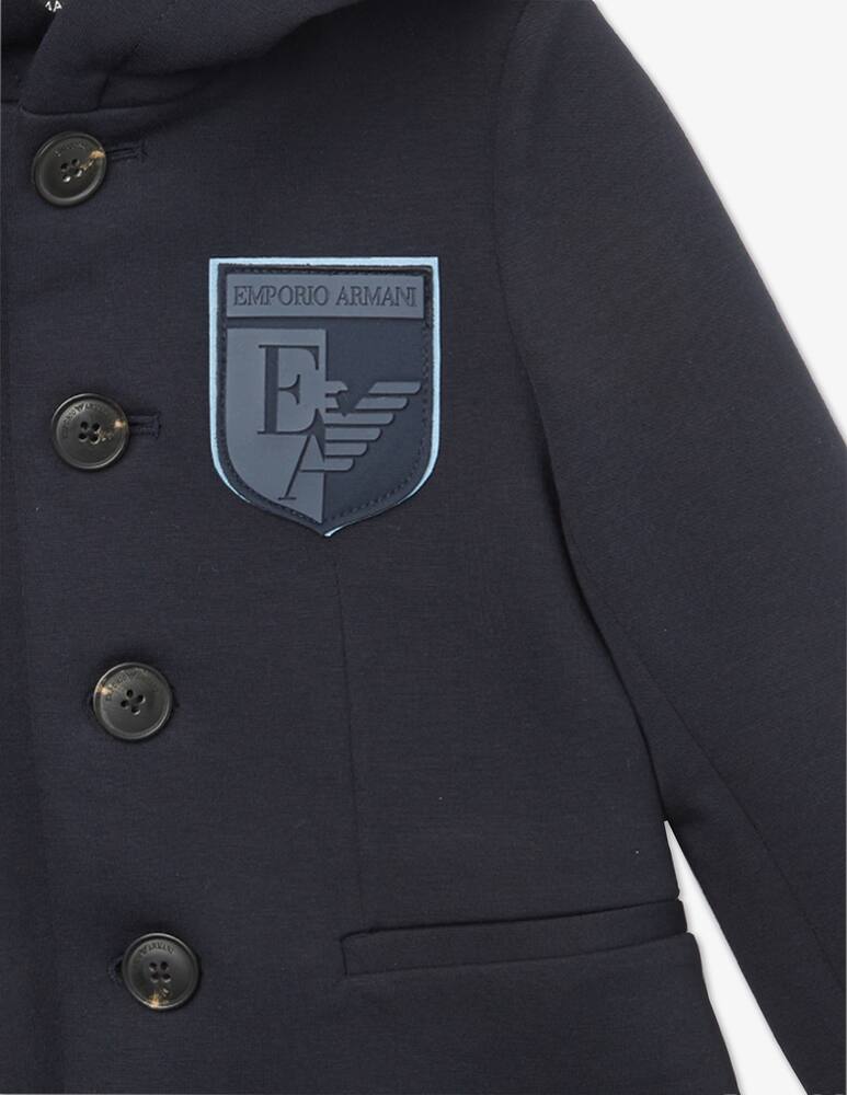 Emporio Armani Giacca in misto cotone - Blu - immagine 2 Emporio Armani Giacca in misto cotone - Blu - immagine 2