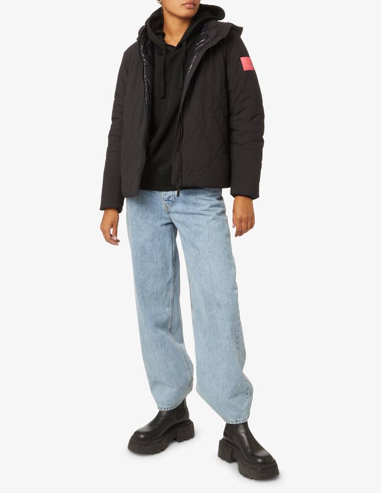 rinascente Armani Exchange Hooded down coat - Black