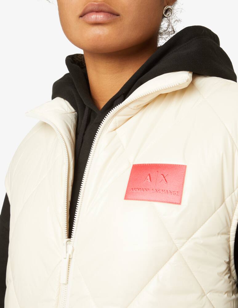 rinascente Armani Exchange Long vest jacket  - White