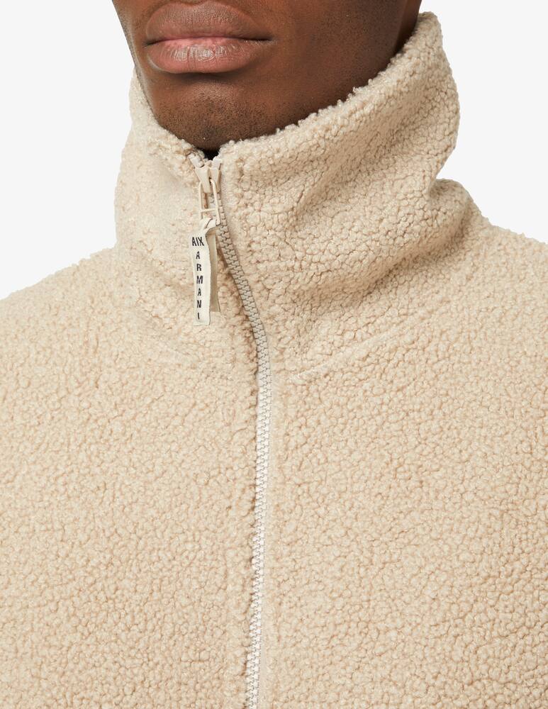 rinascente Armani Exchange Felpa in pile con zip - Beige