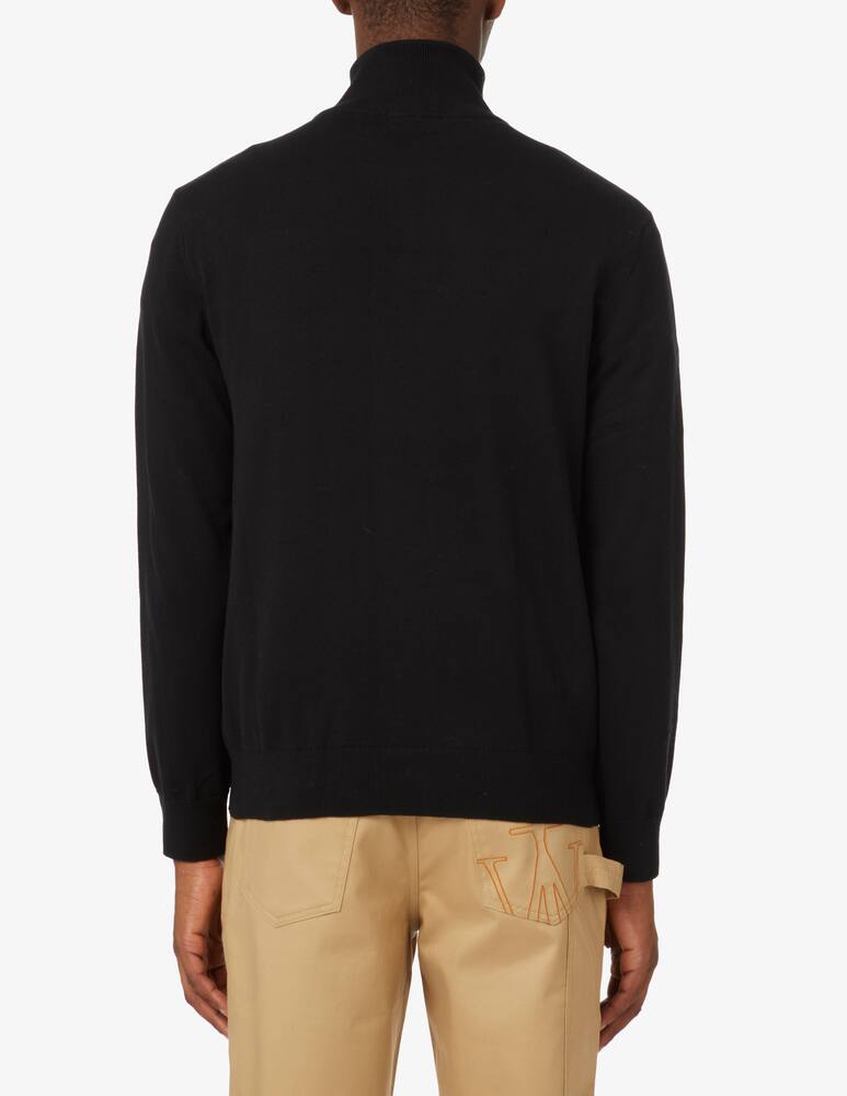 rinascente Armani Exchange Maglia con zip in cotone con logo - Nero