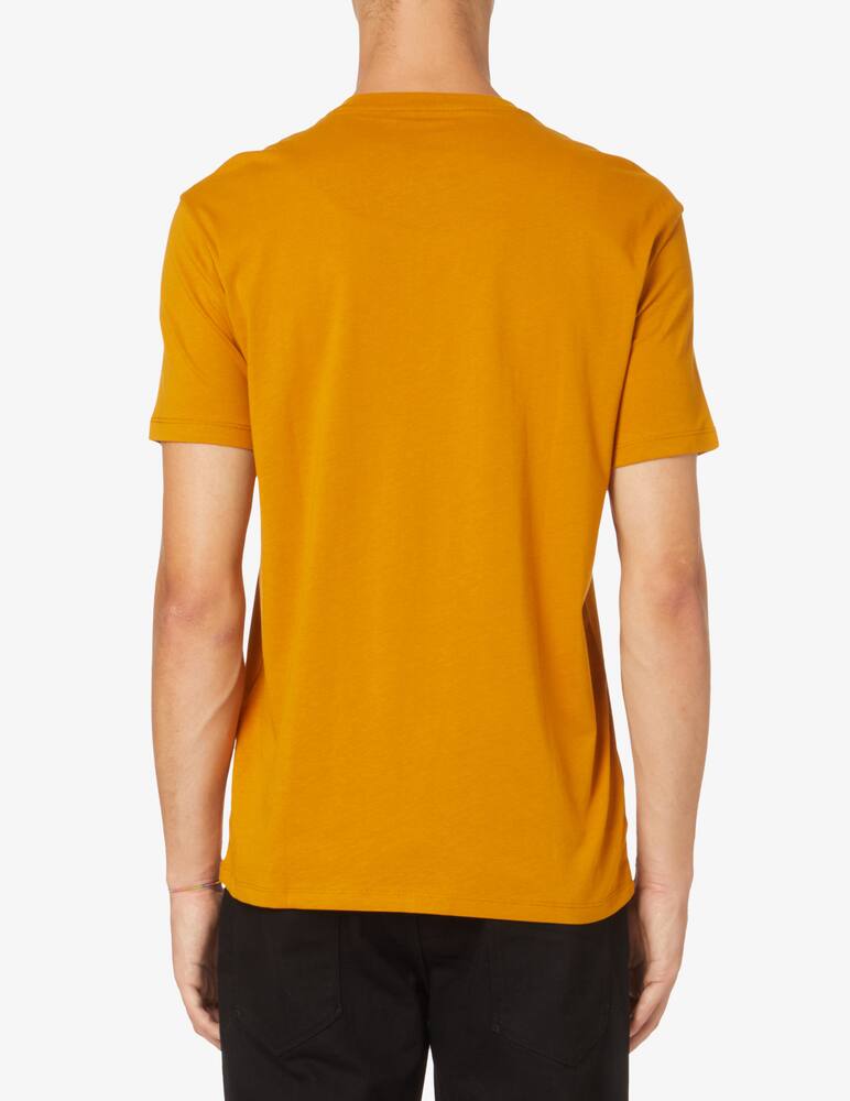 Armani Exchange Maglietta in cotone con scritta - Arancione - immagine 3 Armani Exchange Maglietta in cotone con scritta - Arancione - immagine 3
